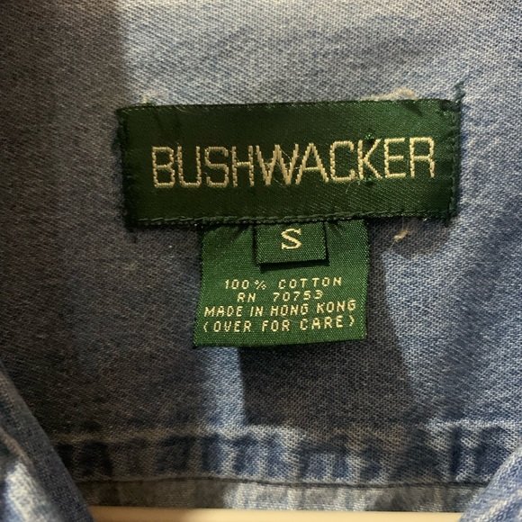 Denim Blue Button Down Shirt - Picture 3 of 5